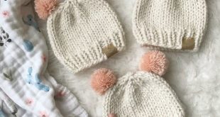 Basic Knitted Baby Hat - All About A