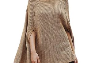 Knitted Cape: Amazon.c
