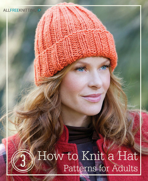 How to Knit a Hat: 3 Patterns for Adults | AllFreeKnitting.c