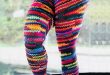 Colorful Knitted Leggings - Total Magic - Leggin