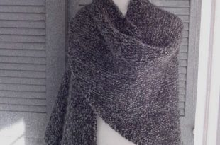 This easy shawl is all one stitch, so it's easy to knit while .