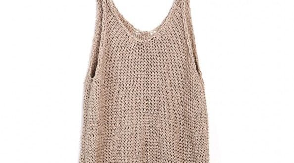 Knitted Tank Top – rocbe.com