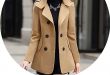 Amazon.com: Casual Fashion Long Woolen Winter Coats Slim Long .