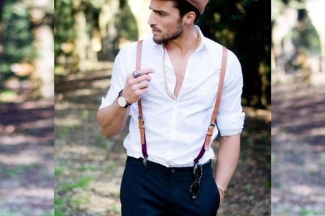 32 Suspenders Ideas for Men's Fashion | Suspenders outfit .