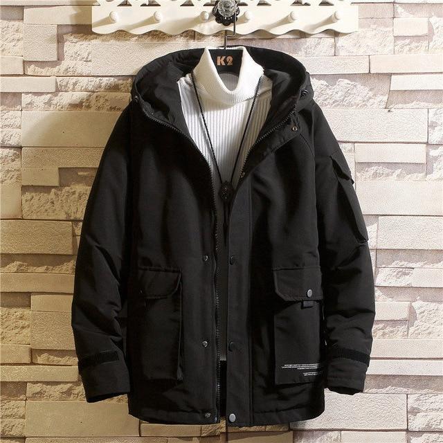 New Warm Mens Winter Jackets and Coats Fashion Casual Hooded .