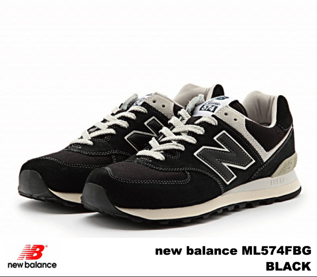 PREMIUM ONE: New balance 574 black new balance ML574 FBG BLACK .