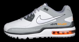 Air Max Wright White/Vivid Orange/Grey – Foot Locker Bl