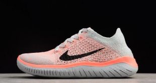 Nike Free Run Flyknit 2018 Crimson Pulse/Pure Platinum-Black .