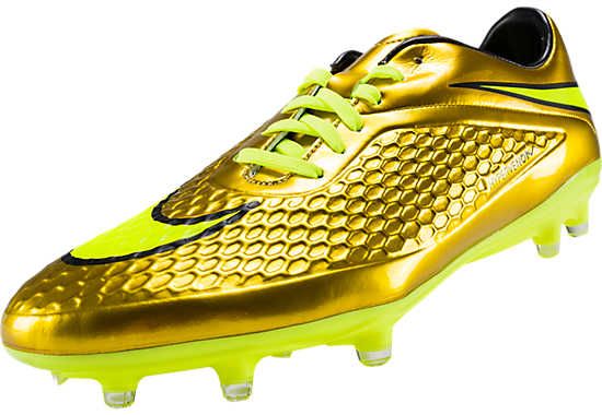 Nike Hypervenom Phelon FG Soccer Cleats - Metallic Gold | Soccer .