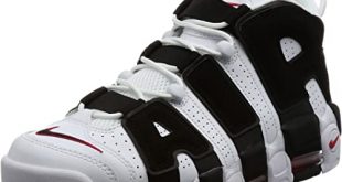 Amazon.com | Nike 414962-105 Men AIR More Uptempo White Black RED .