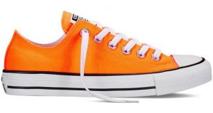 Converse Chuck Taylor All Star Neon – orange Sneakers ($55 .