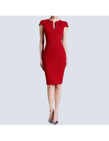 Work Pencil Dress with Pockets (4 Colors) | Pocket Authori