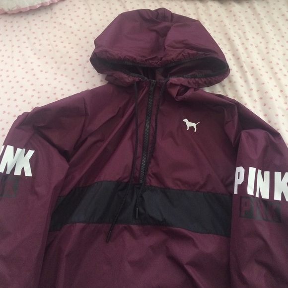 PINK Victoria's Secret Jackets & Coats | Maroon Pink Jacket | Poshma