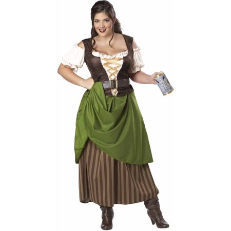 Tavern Maiden Plus Size Women's Adult Halloween Costume - Walmart .