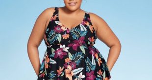 Women's Plus Size Strappy Back Tankini Top - Kona Sol™ Floral : Targ