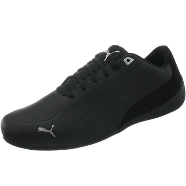 Puma Drift Cat 7 men's low-top sneakers black smooth leather .