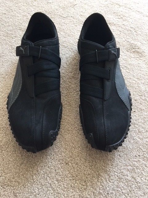 Puma Mostro Men's Shoe, Black Leather, US 10.5 | Sneakers black .