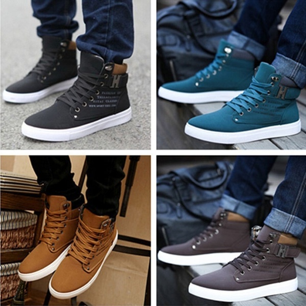 Men's Sneakers Comfortable Casual Shoes Canvas Boots Fashion Shoes .