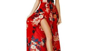 Dresses | Summer Maxi Dress Floral Print Boho Dress | Poshma