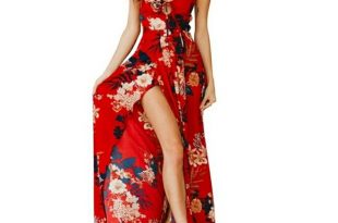 Dresses | Summer Maxi Dress Floral Print Boho Dress | Poshma