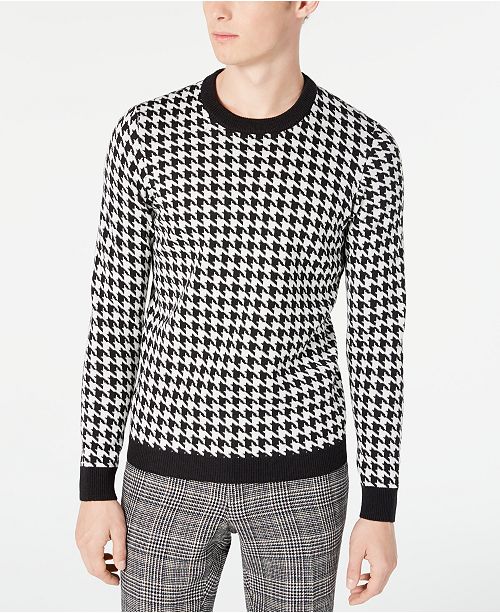 Paisley & Gray Men's Slim-Fit Houndstooth Sweater & Reviews .