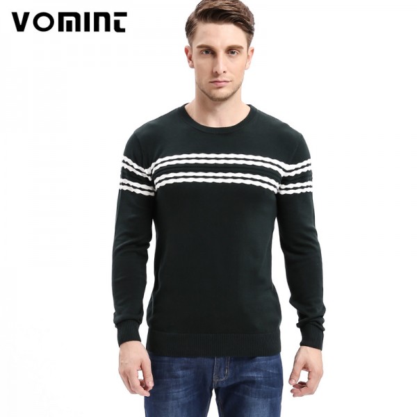 Buy Mens Knitted Sweater Patterns Striped thick Pullover Sweaters .