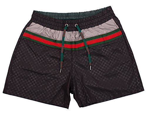 Gucci Swim Shorts, Black Mens Swim Trunks - Sizes: S, M, L, XL .