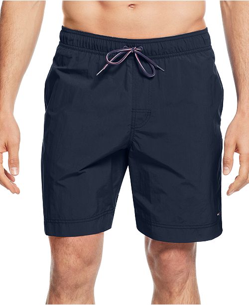 Tommy Hilfiger Big and Tall Men's 9.5" Tommy Swim Trunks & Reviews .