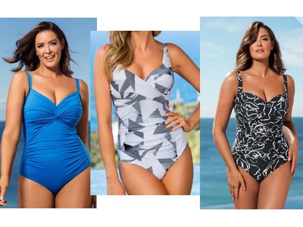 The best swimsuits for a large bust and a rounded tummy! - Starts .