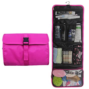 Amazon.com : Hanging Travel Toiletry Bag Travel Kit Organizer .