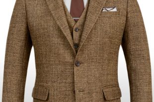 Vintage Glasgow Brown Tweed Jacket : StudioSuits: Made To Measure .