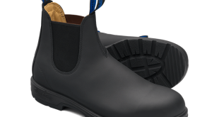 Black Premium Waterproof Leather Chelsea Boots, Men's Style 566 .