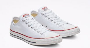 Women's White Converse: Low & High Top. Converse.c