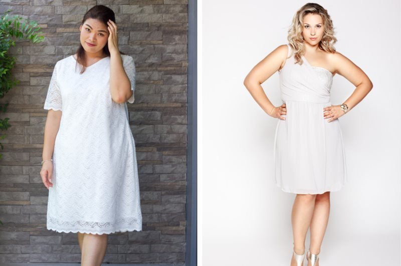 20 White Party Dresses for Sexy Curvy Plus Size Wom