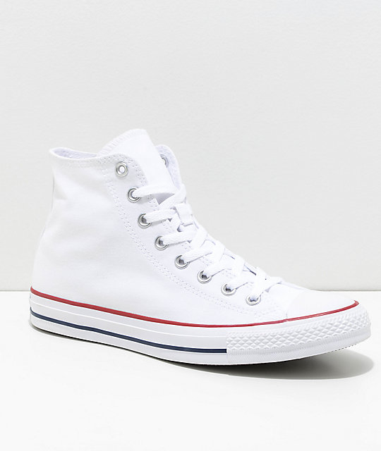 Converse Chuck Taylor All Star White High Top Shoes | Zumi