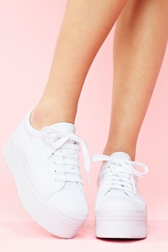 Zomg Platform Sneaker - White | Sapatos masculinos adidas, Sapatos .