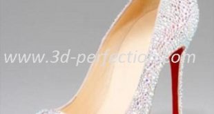 Christian Louboutin White Wedding Shoes 3d-perfection.c