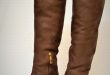 WOMEN'S PRADA Brown Leather Casual BOOTS | Value Vil